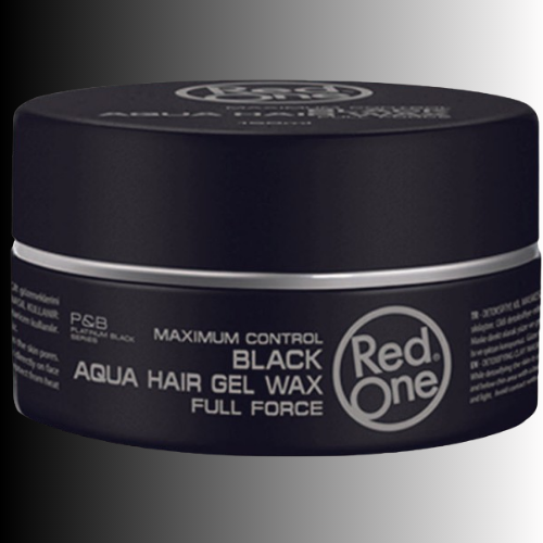 RedOne-Aqua Hair Gel Wax Black 150ml
