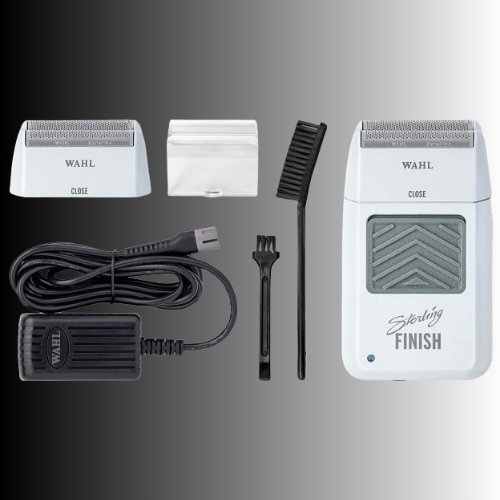 Wahl Sterling Finish Shaver #8174 white