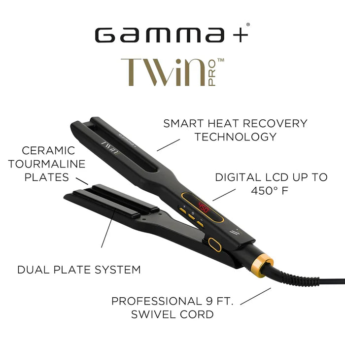 Gamma+ Twin Flat Iron Styler