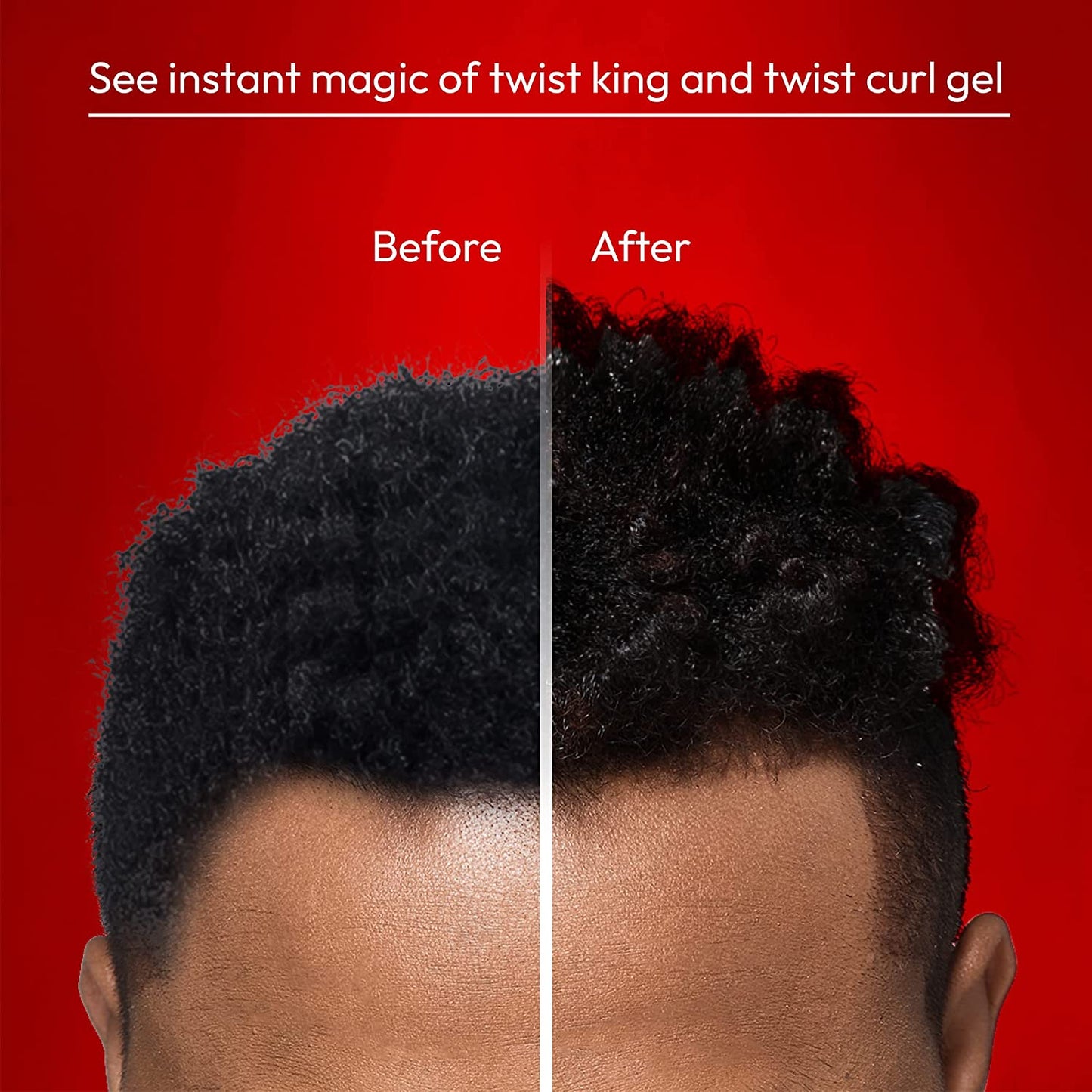 Red Twist Curl Gel 6OZ
