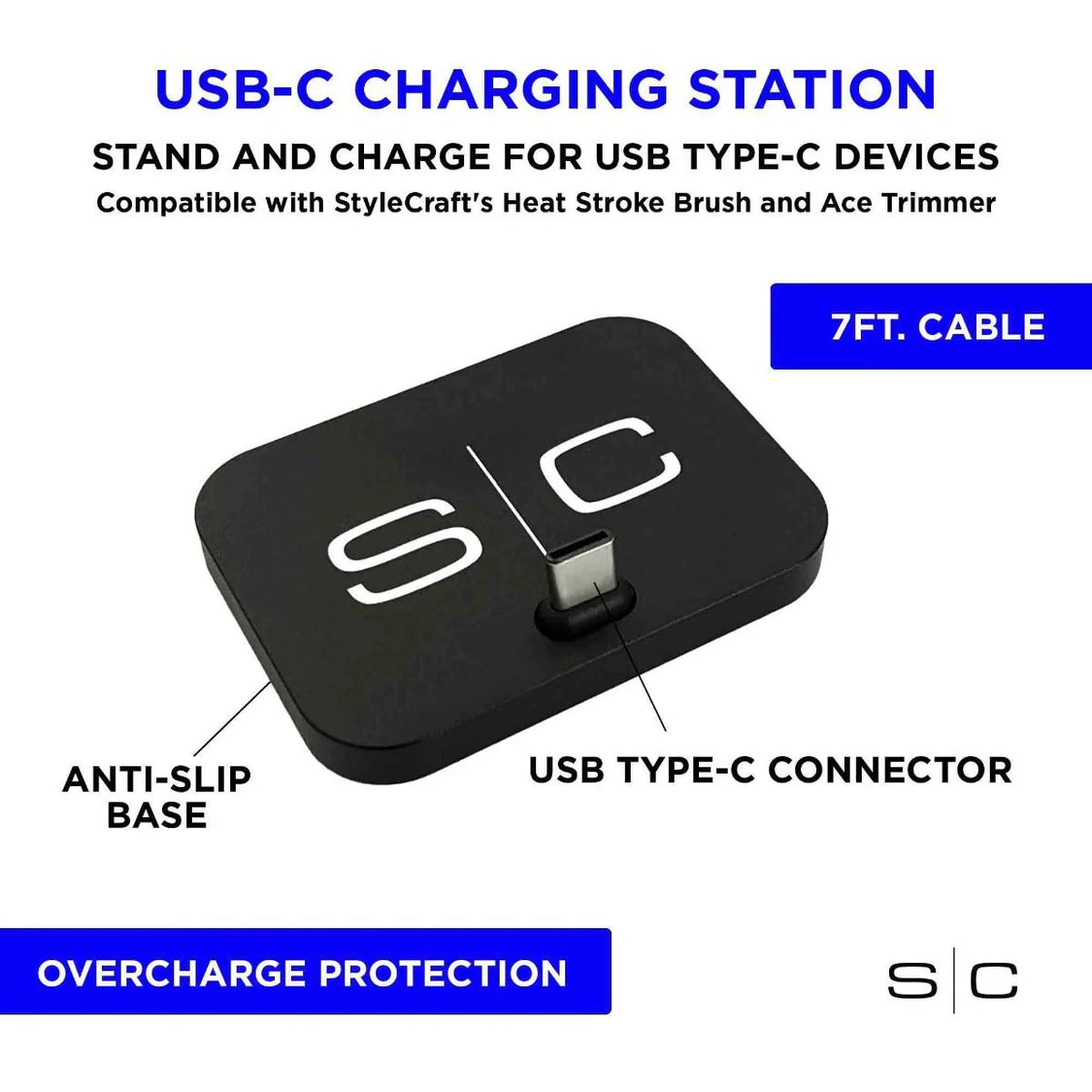 STYLECRAFT USB-C CHARGING STANTION