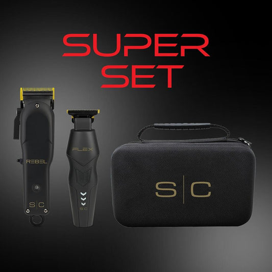 Stylecraft Super Set Rebel Cordless Hair Clipper & Flex Cordless Hair Trimmer Set