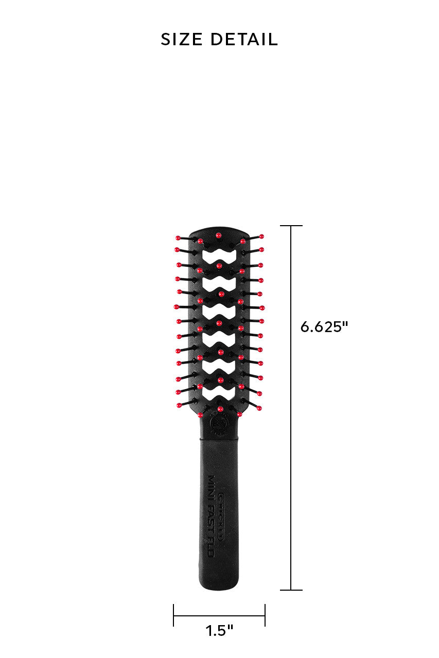 Cricket Static Free Mini Fast Flo Vent Brush
