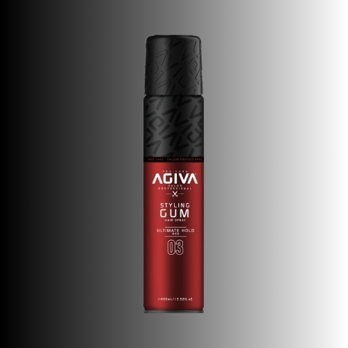 Agiva-Hair Spray Gum Red 03 400 mL