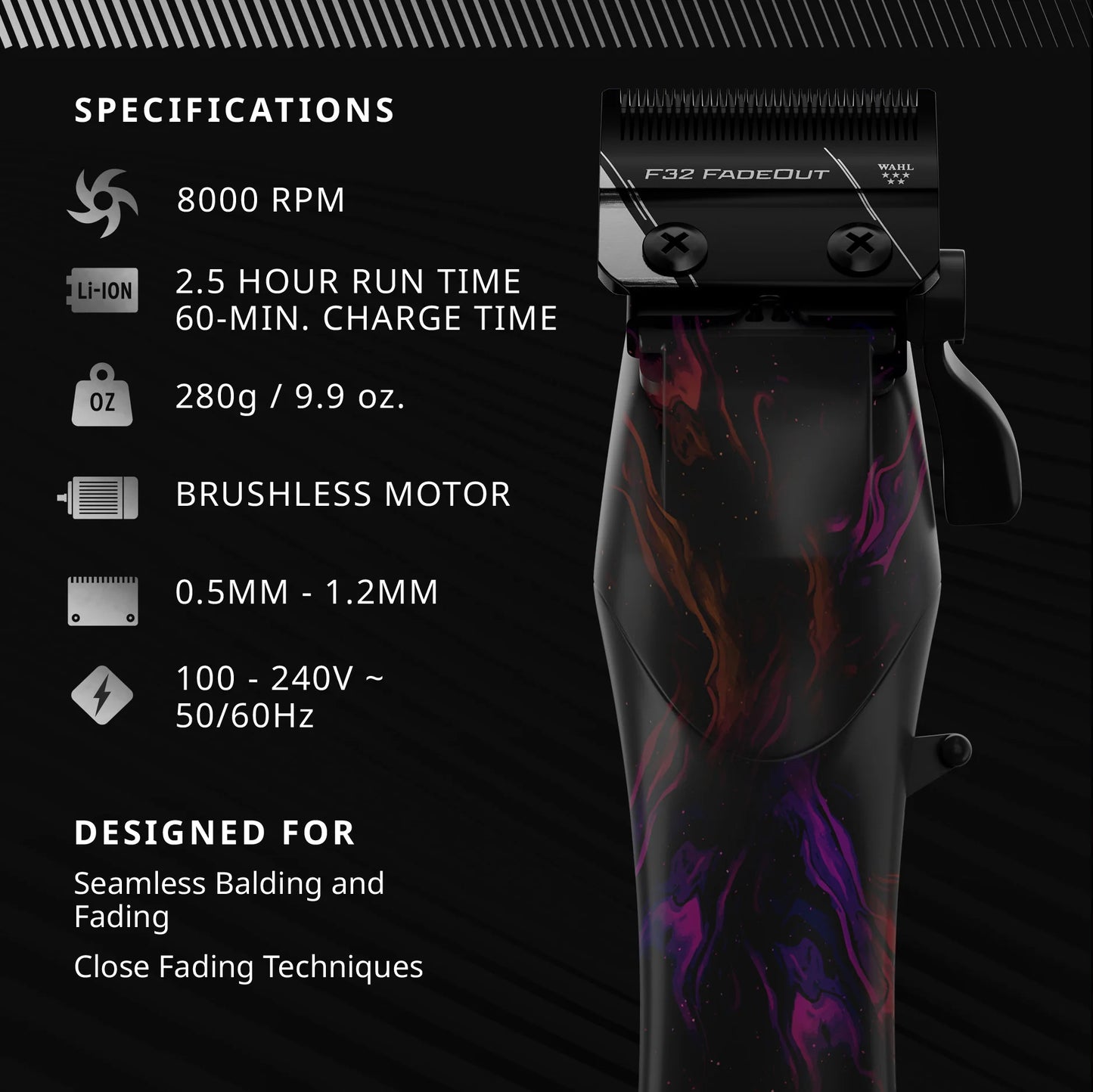 Wahl-Vapor Cordless Clipper Limited Edition