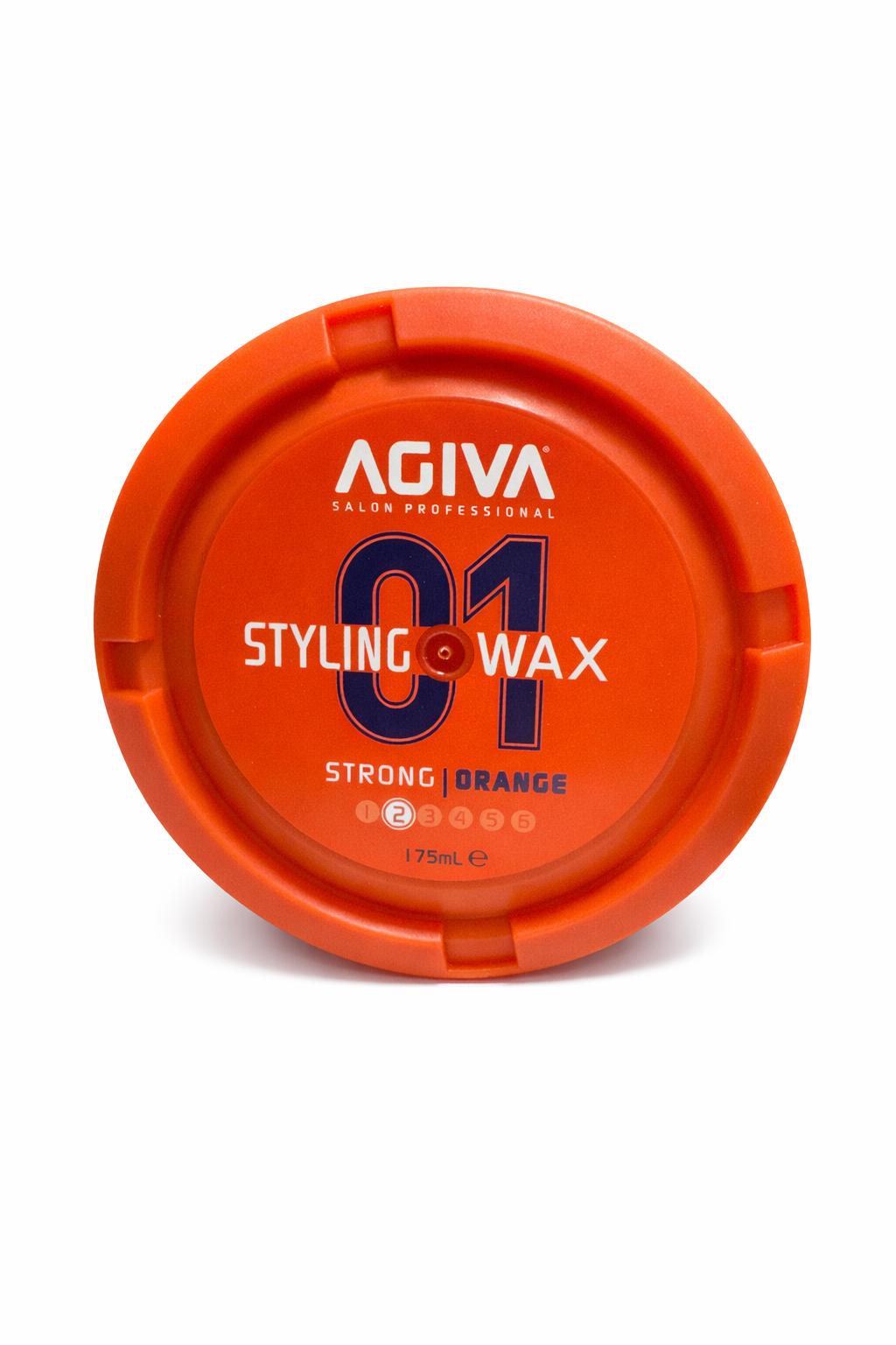 Agiva-Styling Aqua Hair Wax Strong 01 Orange -175ml