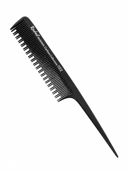 Rodeo -Antistatic Carbon Collection 022 Rat Tail Hair Comb