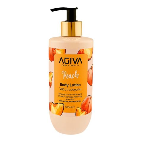 Agiva Care & Beauty Body Lotion Peach 500ml