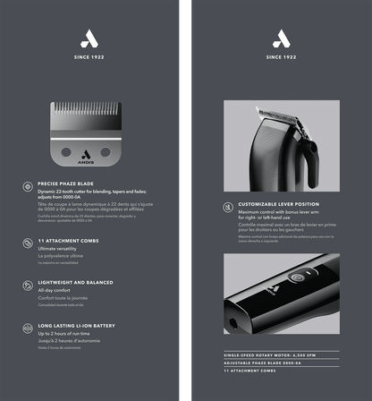Andis Envy II Black