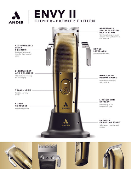Andis Envy II Gold