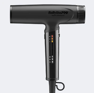 BABYLISSPRO NANO TITANIUM LIGHT IONIC HIGH-SPEED DRYER BLACK