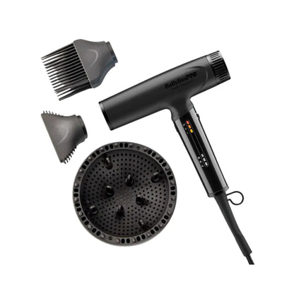 BABYLISSPRO NANO TITANIUM LIGHT IONIC HIGH-SPEED DRYER BLACK