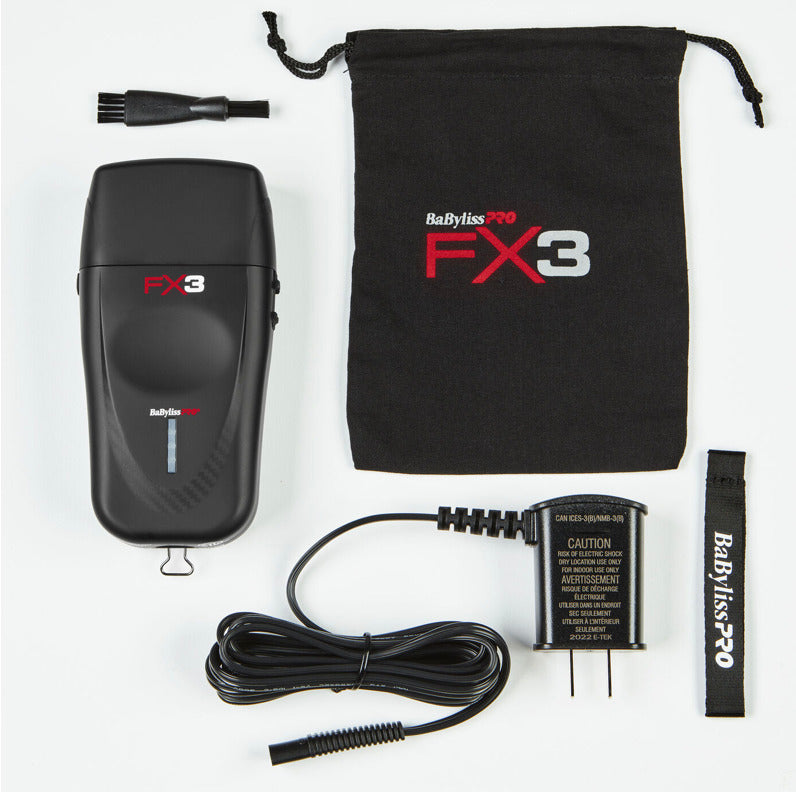 BabylissPro-FX3 Double Foil Shaver Black