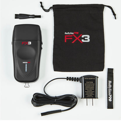 BabylissPro-FX3 Double Foil Shaver Black