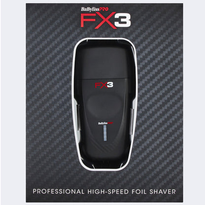 BabylissPro-FX3 Double Foil Shaver Black
