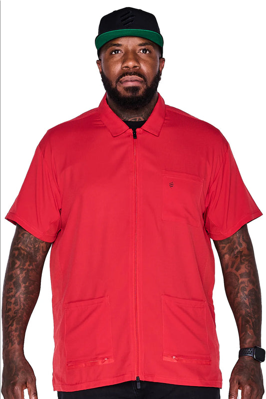 Barber Strong-Barber Jacket Red