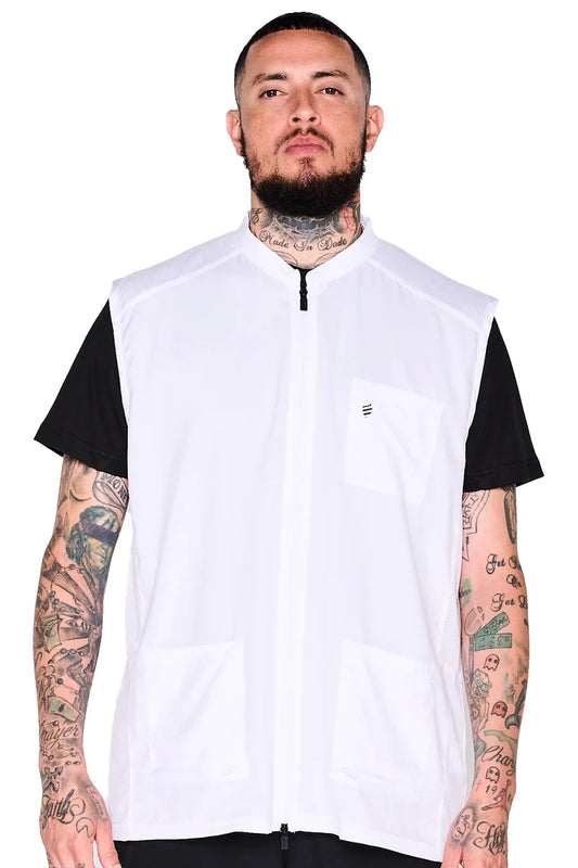 Barber Strong-Barber Vest White