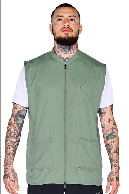 Barber Strong-Barber Vest Army Green