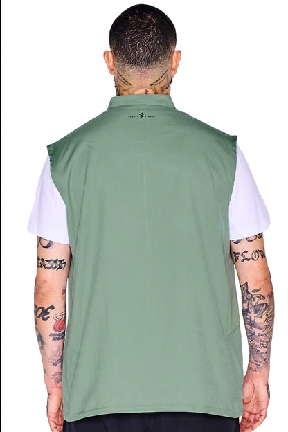 Barber Strong-Barber Vest Army Green