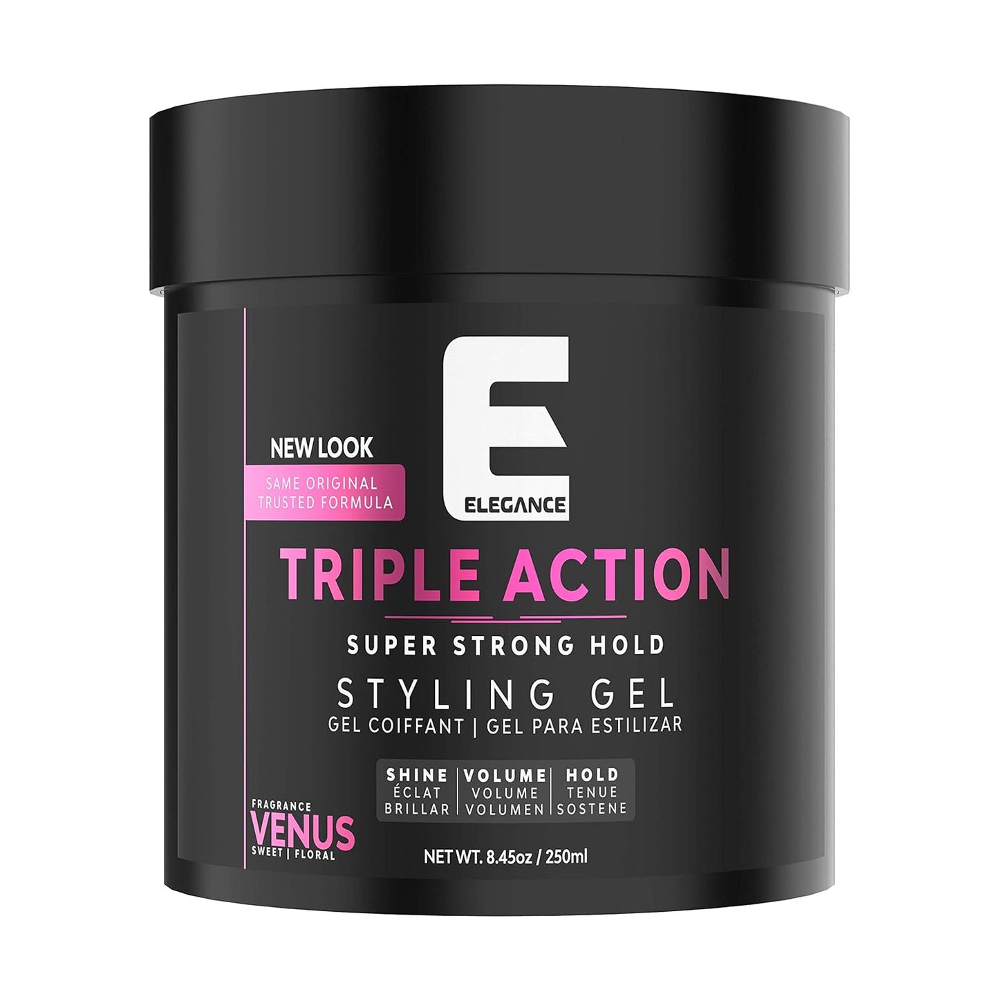 Elegance-Hair Gel Triple Action Venus (Pink)