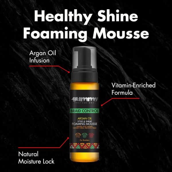 GUMMY-Braid Control Foaming Mousse/Argan Oil 200ml