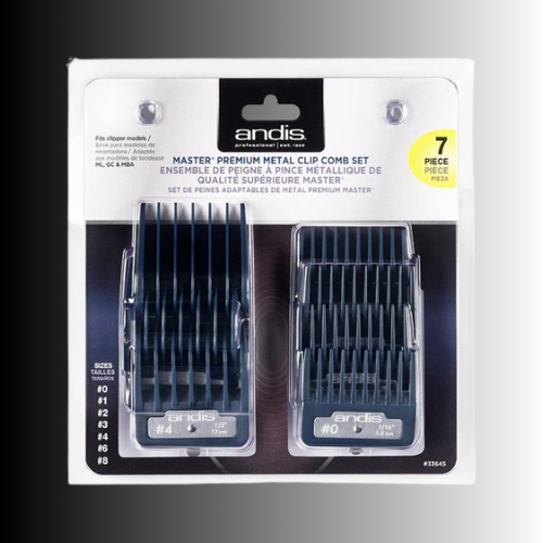 ANDIS MASTER PREMIUM METAL CLIP COMB SET