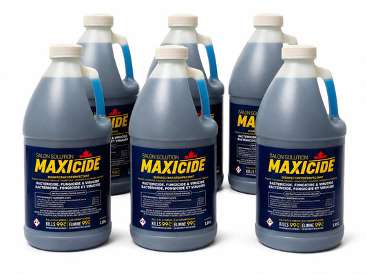 MAXICIDE Salon Solution – Case of 6 (64 oz / 1.89 L Each)