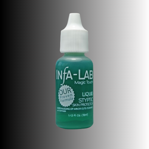 Styptic Liquid Infa-Lab Liquid Styptic Skin Protector 15ml/0.5oz – Golden Barber Supply