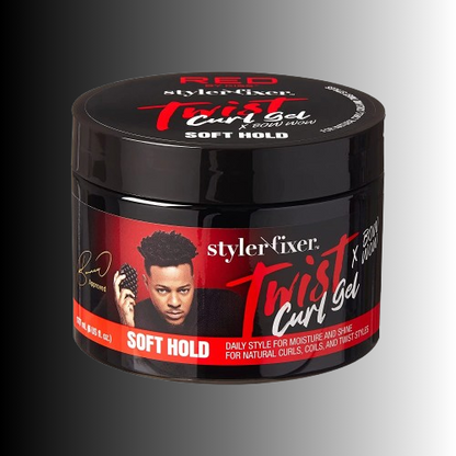 Red Twist Curl Gel 6OZ