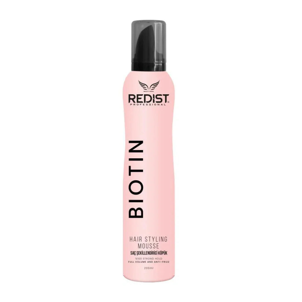 Redist-Biotin Hair Styling Mousse Strong Hold 200ml