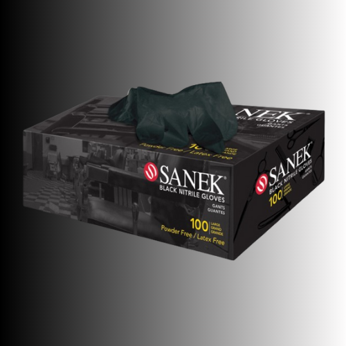 Sanek-Nitrile Gloves Black