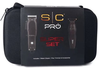 Stylecraft Super Set Rebel Cordless Hair Clipper & Flex Cordless Hair Trimmer Set