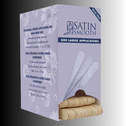 Satin Smooth Large Wood Applicators (500 Pk)