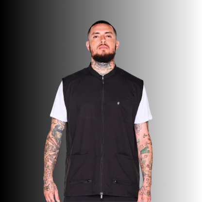 Barber Strong Barber Vest Black