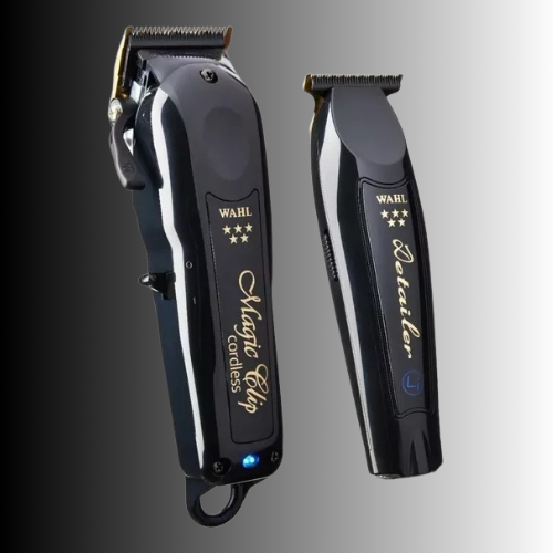 WAHL CORDLESS BARBER COMBO MAGIC CLIP & DETAILER BLACK