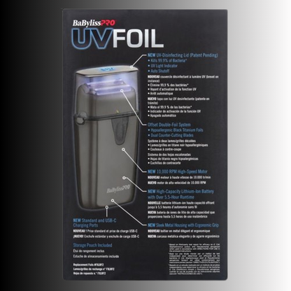 BabylissPro Double Foil UV Shaver