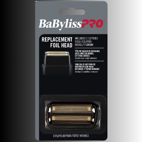 BabylissPRO BLACK Double Foil Shaver Replacement Head