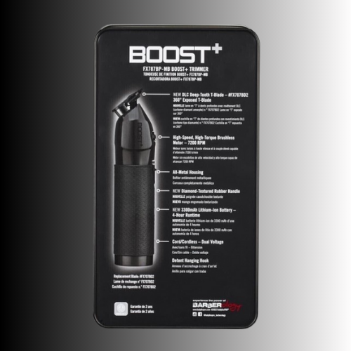 BabylissPro Boost+ Skeleton Trimmer Matte Black