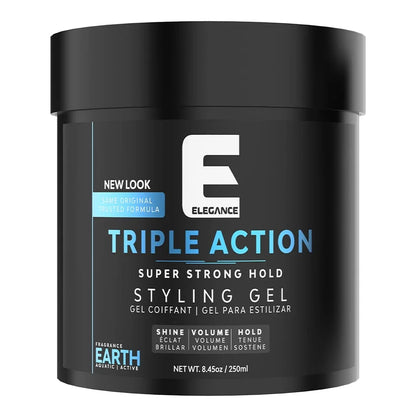 Elegance-Hair Gel Tripple Action Earth(Blue)