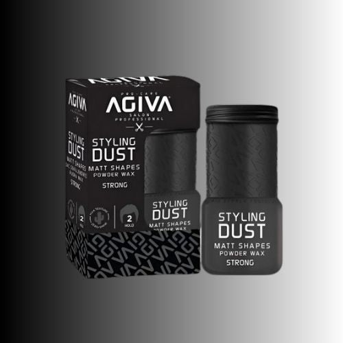 Agiva Styling Hair Powder Wax Strong-Black 20gr