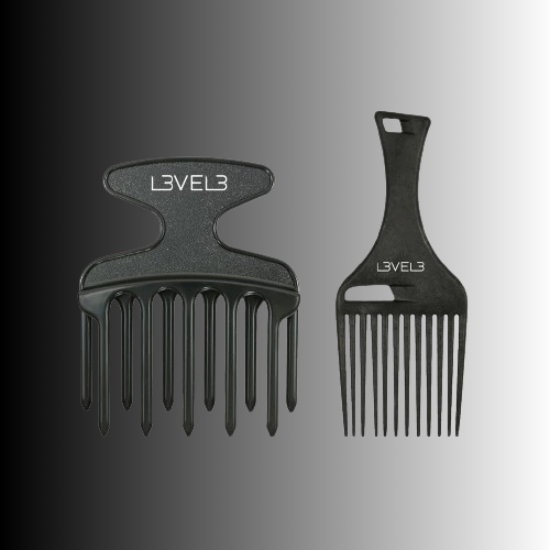 LEVEL3 HAIR PICK 2 PIECE COMB SET