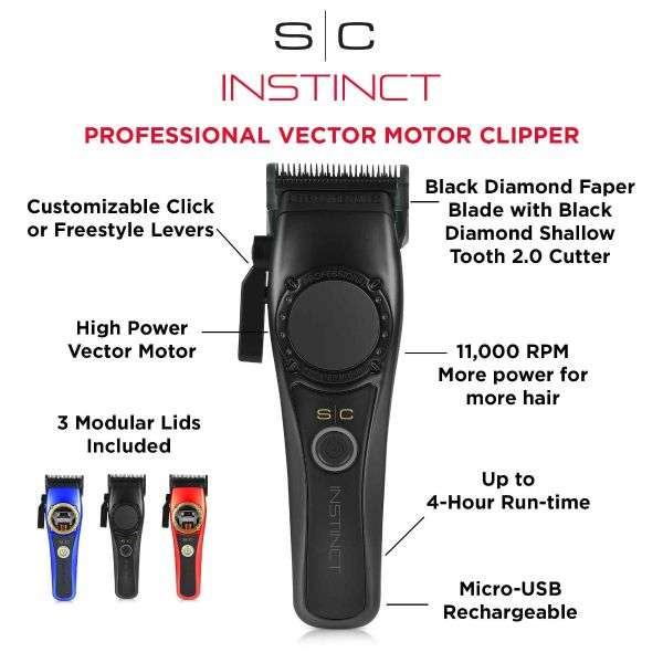 StyleCraft - Instinct Vector Motor Cordless Clipper