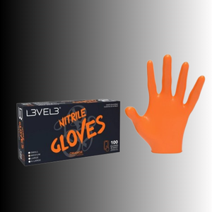 LV3 - Nitrile Gloves Orange