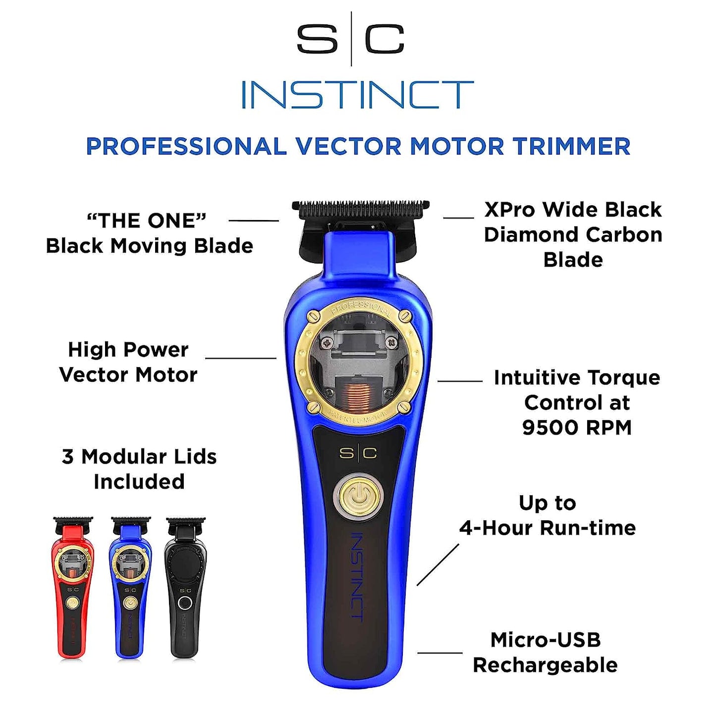 StyleCraft - Instinct Vector Motor Cordless Trimmer