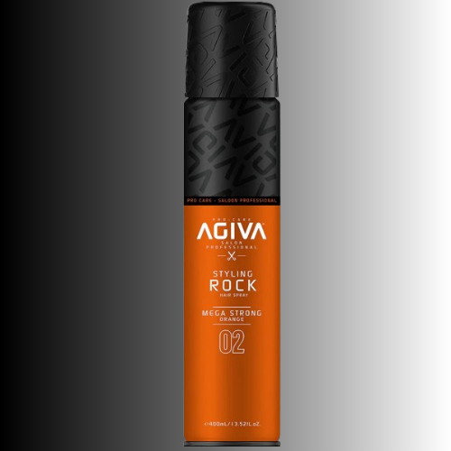 Agiva-Hair Spray Rock Orange 02 400 mL