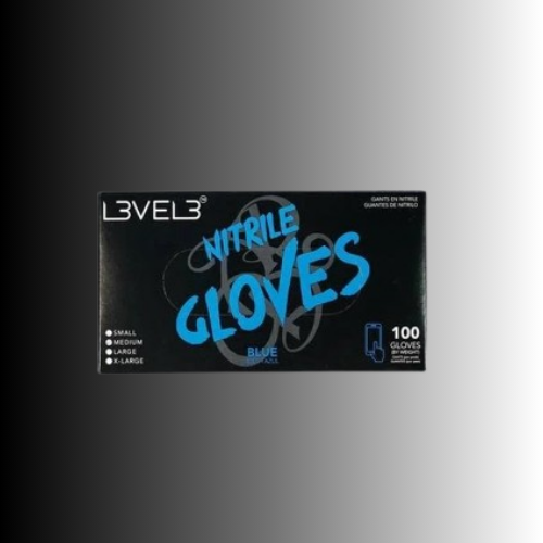 LV3 - Nitrile Gloves Blue