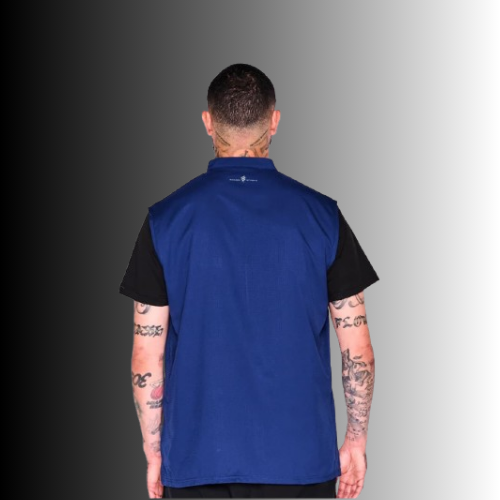 Barber Strong-Barber Vest Blue