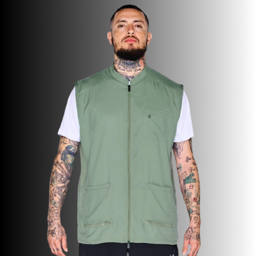 Barber Strong-Barber Vest Army Green