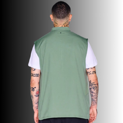 Barber Strong-Barber Vest Army Green