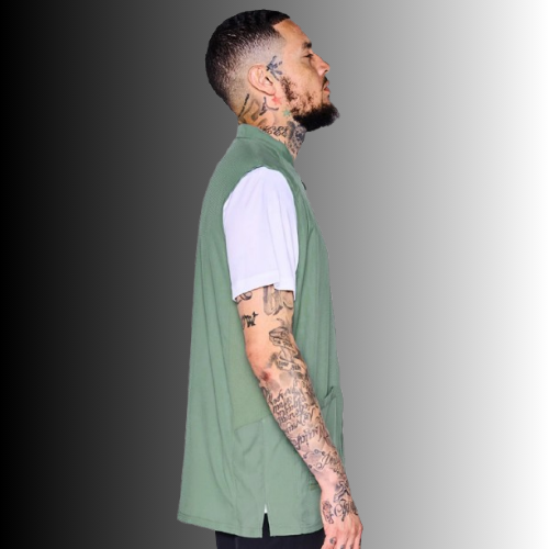 Barber Strong-Barber Vest Army Green